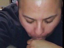 Latino Thug Swallows RedHead White Cub Cum