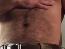 Daddy's hairy chest