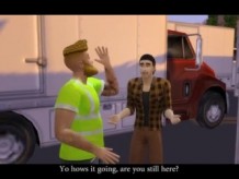 Truckstop Slut Service Boy Parte 1 Hablar sucio - Sims 4