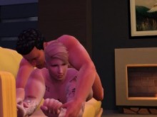 Gay 3D Hentai - Anal por primera vez con un hombre - Sims 4