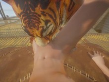 tigre peludo anudando gay adolescente chico pov