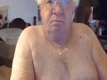golpe de abuelo en la webcam