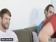 Hombres - (Colby Keller, Jacob Peterson, Paul Canon, Roman Cage, Trevor Long) - My Whore Of A Roommate - Jizz Orgy