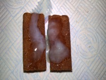 Tutorial porno de brownies glaseados de esperma