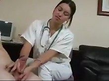 La doctora mide su palo