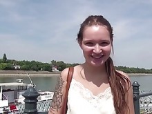 Scout alemán - Teen Mia Seduce Big Dick Anal Fuck at Public Agent Casting