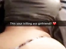 Panada latina gruesa engañando a Snapchat con BBC. Otro día en SF