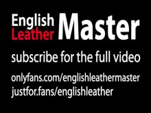 El maestro bordea la polla sin cortar del esclavo maduro y le alimenta con su propio semen VISTA PREVIA