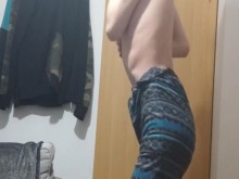 Ponerme varios boxers y calzoncillos y luego hacer mi pequeño trasero un poco más grande.