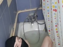 En el baño Pajearse