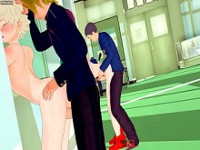 My Hero Academia Yaoi - Orgía en UA Deku, Bakugou, Todoroki y Kaminari follados por compañeros de clase - Anime Manga Asiático Japonés Gay Porno