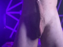 Polla de Hugo en cámara lenta