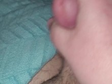 Solo le estoy acercando mi polla gruesa