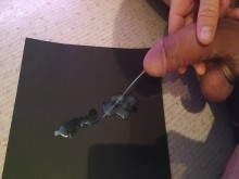 Corriente interminable de esperma pegajoso