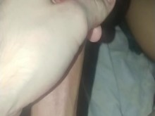 Precum y esperma en bragas ~