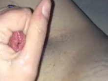 Mami finalmente me dejó correrme con una mano dura