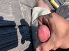 Recopilación de semen en solitario con un aficionado en cámara lenta