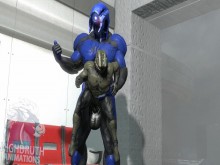 Calentador de pollas, una cogida del jefe geth