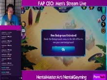 ¡Ducha en cascada! CEO de Fap: Transmisión de hombres # 6 con HentaiGayming