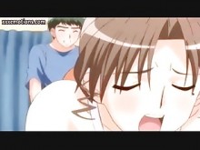 Bonita chica anime con grandes tetas