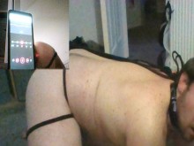 Gancho anal de cuerda y juguetes de control remoto.