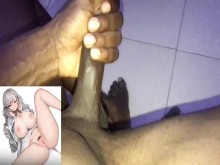PIERNAS SEPARADAS TONIKZALEX ACARICIANDO LA BBC GIME, HABLA SUCIO Y CORRE UNA ENORME CARGA DE CORRIDA DENTRO DE LOS DIBUJOS ANIMADOS