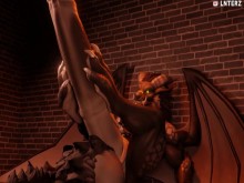 Animación de Dragon Hyper Footjob