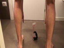 VIBRADOR ANAL - primera vez. Hombre solitario se masturba ????????????????