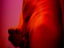 desconocido caliente se masturba delante de mí y se corre sobre mí después de la fiesta mientras todavía estoy tropezando